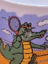 Mug Royco Minute Soup – crocodile tennis – crocodile golf – promo vintage