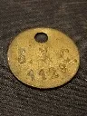 Jetons ouvriers S.V.C./A.C. – Société des Voies et Charbonnages – 1900‑1930 – jetons d’identification industrielle – vintage – métal patiné avec numéros frappés