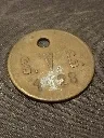 Jetons ouvriers S.V.C./A.C. – Société des Voies et Charbonnages – 1900‑1930 – jetons d’identification industrielle – vintage – métal patiné avec numéros frappés
