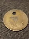 Jetons ouvriers S.V.C./A.C. – Société des Voies et Charbonnages – 1900‑1930 – jetons d’identification industrielle – vintage – métal patiné avec numéros frappés