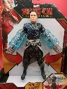 Figurine Wenwu Marvel Shang-Chi Ten Rings Power Attack 15 cm Hasbro, boîte abîmée, effets bleus translucides, armure noire détaillée