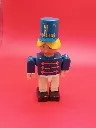 Figurine Wannabees – Gabriel – 1975 – figurine articulée en plastique – vintage – uniforme bleu décor doré avec haut chapeau bleu et cheveux jaunes