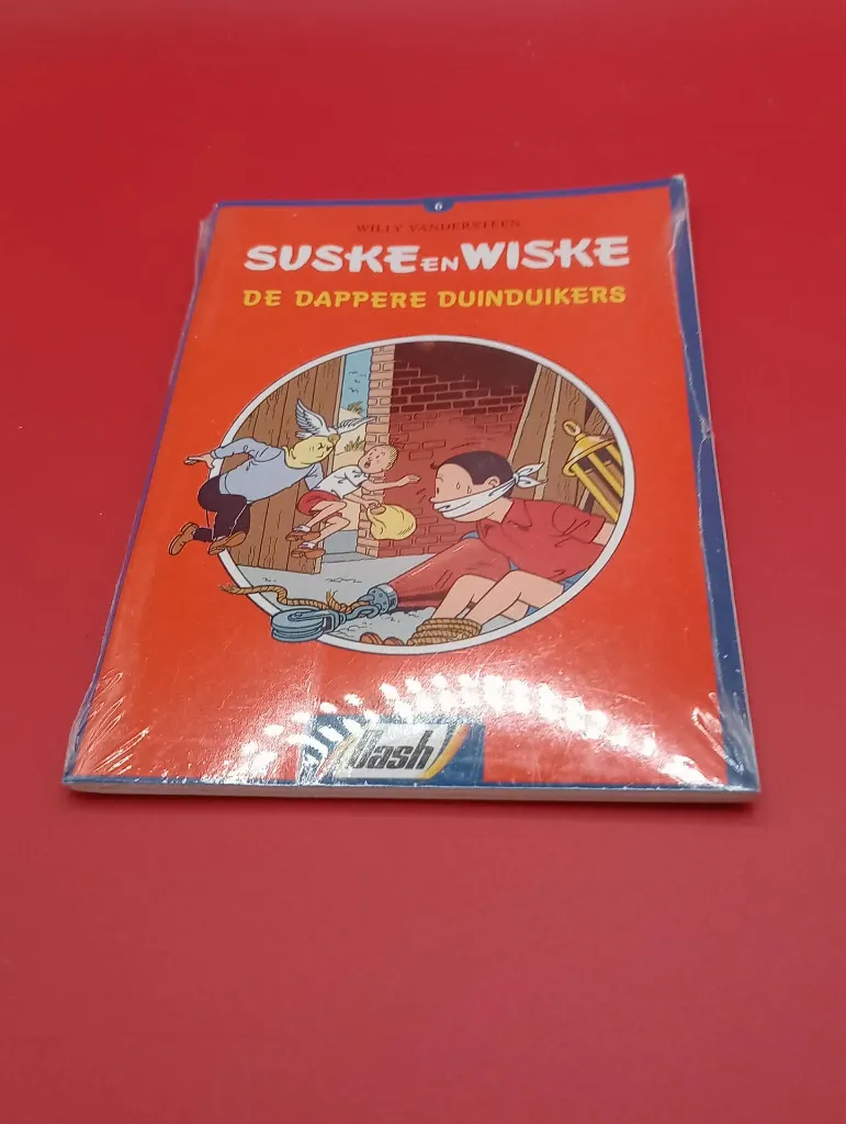 Mini album Bob et Bobette Les Piquedunes Pickpockets – Willy Vandersteen – Éditions Standaard – livret promotionnel Dash – bilingue français néerlandais – sous emballage d'origine non ouvert