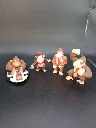 Lot Donkey Kong – kart blanc avec logo DK – figurines Donkey Kong et Diddy Kong en plastique brun – cravates rouges – collection jeu vidéo