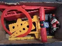 GAMA 3050 Teufelsfahrer Kaskadeur Honda 750 – coffret de cascade vintage – pompe de propulsion – rampe de saut – notice d'origine – boîte illustrée – jeu GAMA avec moto cascadeuse
