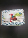 Boîte vide Schleich 40232 – Peyo – emballage Super Schtroumpf – voiture champignon – objet de collection – carton illustré avec traces d’usage