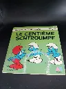 Livre-disque Le Centième Schtroumpf – Dorothée – Peyo – AB Productions 821339-7 – 45 tours avec livret illustré – couverture verte