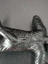 Figurine Hercule – Pif et Hercule – Yolanda 1991 – chat noir et blanc en PVC – personnage de bande dessinée vintage – traces d’usage