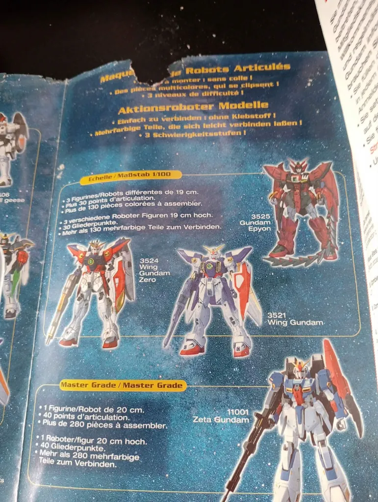 Shenlong Gundam XXXG-01S – Bandai – 1995 – maquette Gundam Wing 1/144 – montée complète – boîte, notice, lance et bouclier présents