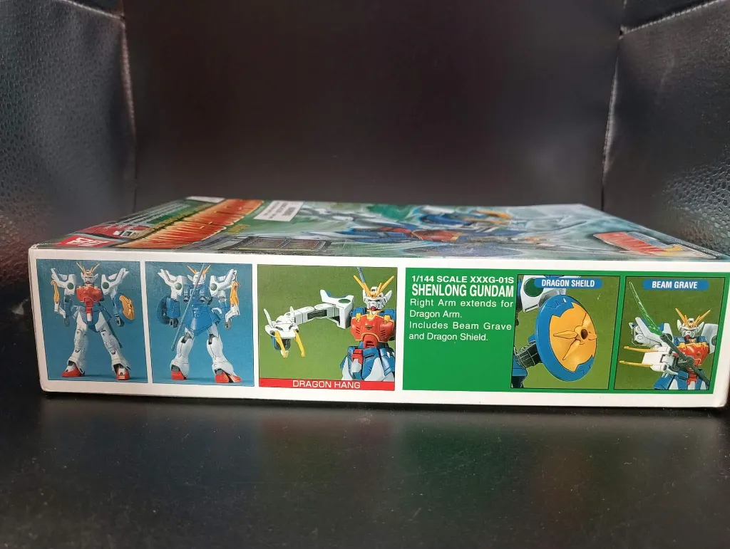 Shenlong Gundam XXXG-01S – Bandai – 1995 – maquette Gundam Wing 1/144 – montée complète – boîte, notice, lance et bouclier présents