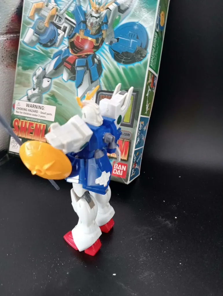 Shenlong Gundam XXXG-01S – Bandai – 1995 – maquette Gundam Wing 1/144 – montée complète – boîte, notice, lance et bouclier présents