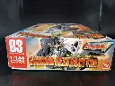Gundam Deathscythe XXXG-01D Bandai 1995 à l’échelle 1/144, maquette montée avec faux, bouclier, boîte et notice d’origine