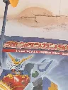 Kit épave Shenlong Gundam XXXG-01S Bandai 1995 échelle 1/144, figurine montée incomplète et endommagée avec antenne cassée et boîte d’origine abîmée