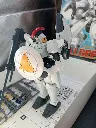 Maquette Tallgeese OZ-00MS Gundam Wing Bandai 1995 échelle 1/144 montée avec canon, bouclier, boîte, notice et pièces restantes sur grappes