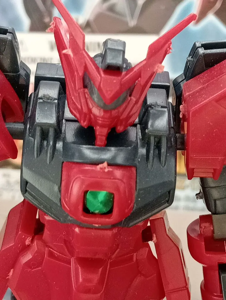 Gundam Epyon OZ-13MS – Bandai 1995 – maquette Gundam Wing 1/144 montée complète – armure rouge et noire – boîte d’origine