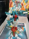 Figurine Altron Gundam XXXG-01S2 Bandai 1995 à l’échelle 1/144, maquette montée complète avec Dragon Fangs, trident, boîte et notice d’origine