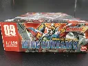 Wing Gundam Zero XXXG-00W0 Bandai 1995 – maquette 1/144 montée complète – Twin Buster Rifle et ailes présents – boîte d’origine fortement abîmée