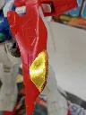 Wing Gundam Zero XXXG-00W0 Bandai 1995 – maquette 1/144 montée complète – Twin Buster Rifle et ailes présents – boîte d’origine fortement abîmée