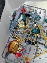 Altron Gundam XXXG-01S2 HG Bandai 1995 à l’échelle 1/100, maquette montée avec trident, bouclier, pièces restantes, boîte et notice d’origine
