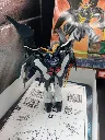 Gundam Deathscythe Hell XXXG-01D2 Bandai 1995 à l’échelle 1/144, maquette montée noire et blanche avec Active Cloak, boîte et notice d’origine