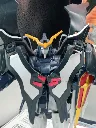Gundam Deathscythe Hell XXXG-01D2 Bandai 1995 à l’échelle 1/144, maquette montée noire et blanche avec Active Cloak, boîte et notice d’origine