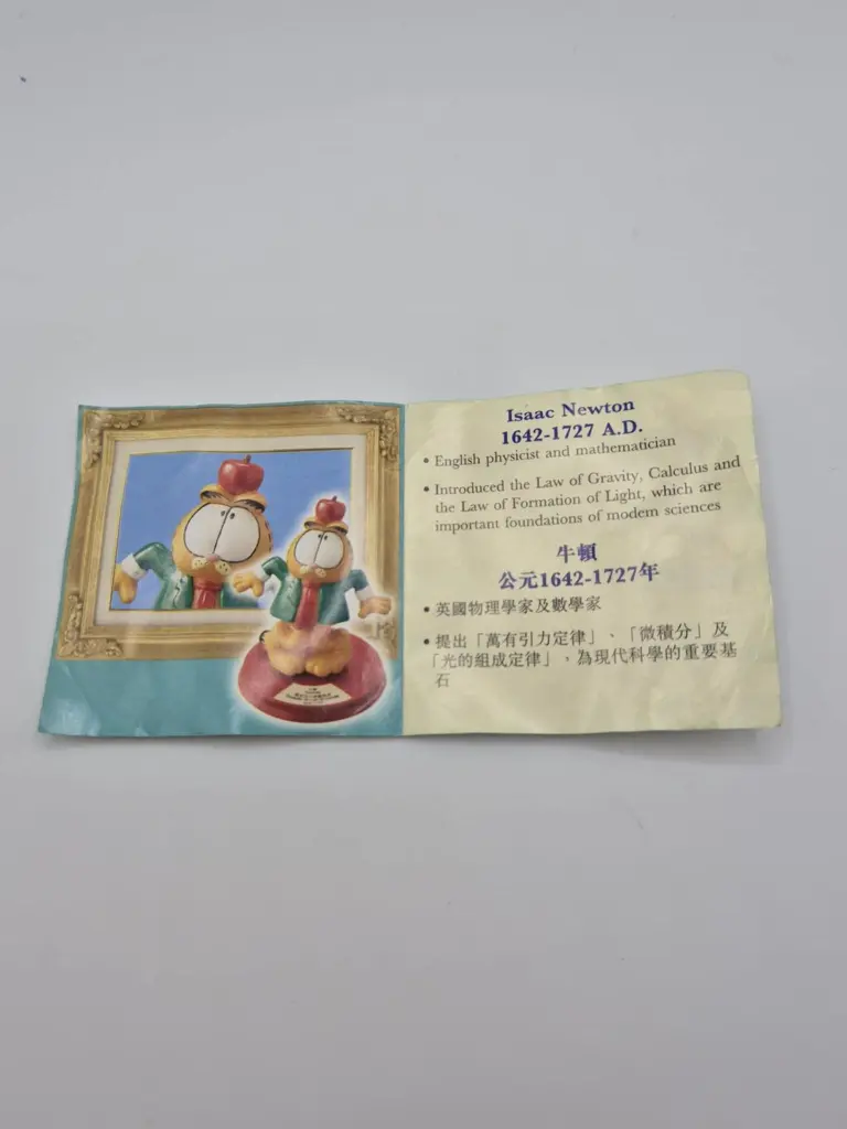 Figurine Garfield – Isaac Newton bro-kant.com