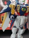 Maquette vintage Gundam Wing XXXG-01W HG Bandai 1995 échelle 1/100 montée avec Buster Rifle gris, bouclier rouge et boîte d’origine
