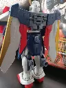 Maquette vintage Gundam Wing XXXG-01W HG Bandai 1995 échelle 1/100 montée avec Buster Rifle gris, bouclier rouge et boîte d’origine