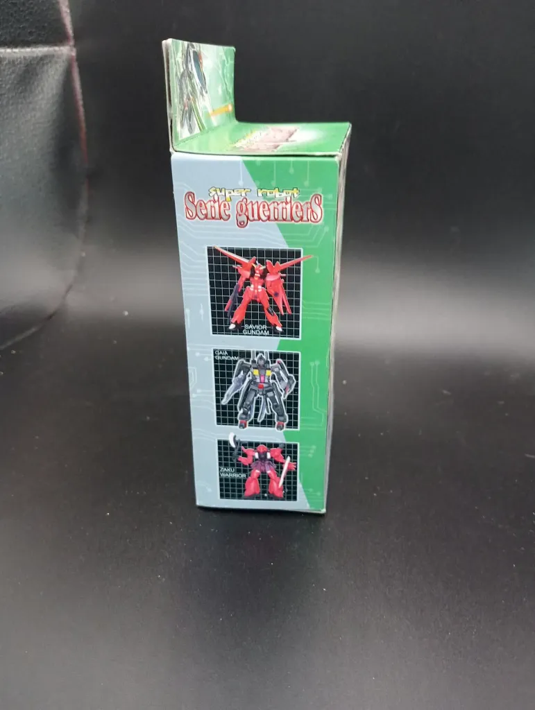 Ancienne maquette non officielle Force Impulse Gundam Série Guerriers distribuée sous la marque DM Mangas, pièces couleur sous sachet, boîte et notice illustrée