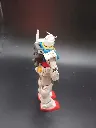 Figurine articulée RX-78-2 Gundam MSIA Bandai, armure blanche bleue rouge et jaune, marquages EFSF, accessoires absents, peinture usée et numéro 12503 imprimé sur la cuisse