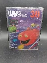 Jeu rétro Philips Videopac 38 Munchkin de 1982 avec cartouche noire, boîtier rigide illustré et livret d’origine pour consoles G7000 et G7400