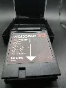 Gioco rétro Philips Videopac 20 Stone Sling del 1980 con cartuccia nera, custodia illustrata con catapulta medievale e manuale originale