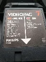 Educatief spel Philips Videopac 7 Mathematician Echo uit 1980 met zwarte cartridge, geïllustreerde harde doos en originele handleiding voor G7000