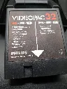 Retrospel Philips Videopac 32 Labyrinth Supermind uit 1981 met zwarte cartridge, harde doos met robots en originele handleiding