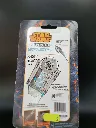 Elektronische Star Wars Spyware Micro Listener van Jazwares in blister, grijze geluidsversterker met keizerlijk symbool en zwart oortje