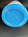 Termo vintage Aladdin Walt Disney 101 Dálmatas blanco y azul con cachorros, tapón interior beige y taza azul extraíble