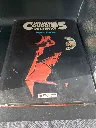 Livre français Les Longs Courriers de l’Espace de Stewart Cowley publié par Dargaud en 1981, couverture noire avec vaisseaux rouges et intérieur illustré en couleurs, reliure fortement rongée
