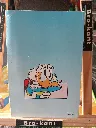 Banda desenhada alemã Walt Disney Lustiges Taschenbuch número 195 Der Wildbach-Marathon de 1994 com Donald Duck e outros participantes em canoas num rio agitado