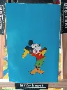 Fumetto tedesco Walt Disney Lustiges Taschenbuch numero 13 Micky in Gefahr con copertina blu raffigurante Topolino in abiti rossi davanti a una tigre gialla