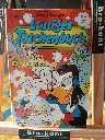 BD allemande Walt Disney Lustiges Taschenbuch numéro 161 Der Hexentaler de 1991 avec Miss Tick tenant une boule de cristal montrant Picsou et couverture orange illustrée
