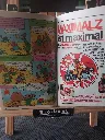 Recueil allemand Donald Duck Jumbo-Comics Band 49 publié par Ehapa avec couverture jaune, grand portrait de Donald Duck et mention Sammelband aus 4 Donald Duck-Ausgaben