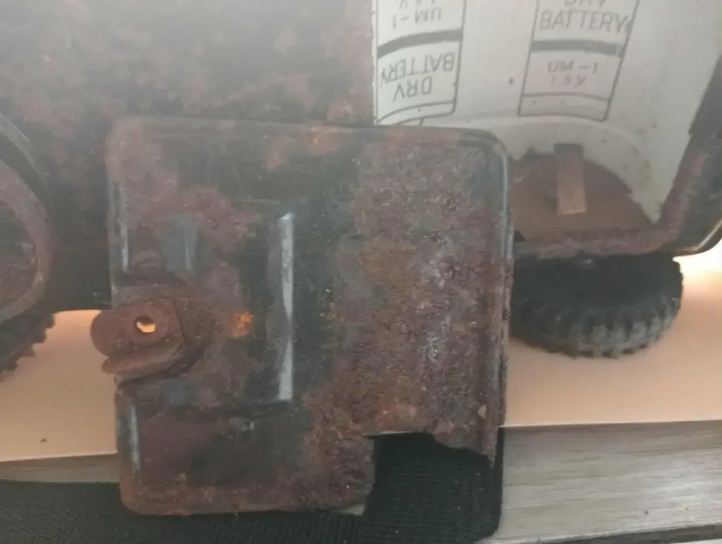 MP Jeep – Vintage 1960s – Mystery Action – Rare avec boîte !