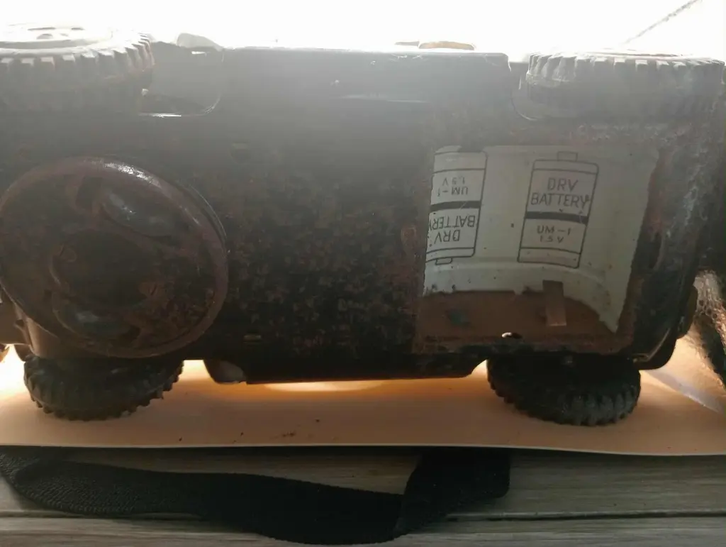 MP Jeep – Vintage 1960s – Mystery Action – Rare avec boîte !