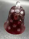 Petite cloche en cristal signé Ajka Crystal (Csopak, Hongrie)