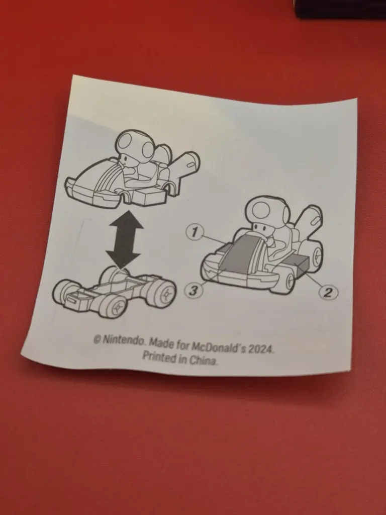 Jouet Toad en kart