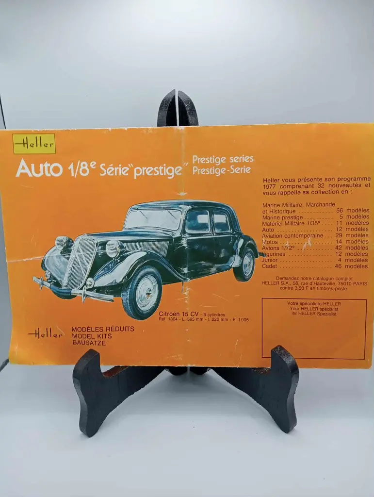 Catalogue Heller – Nouveautés 1977 – Maquettes maritimes & modèles réduits
