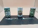 Lot de 3 mini cannettes décoratives – Itala Pilsen, Amstel, Carlsberg – 5 cm de pur style brassé