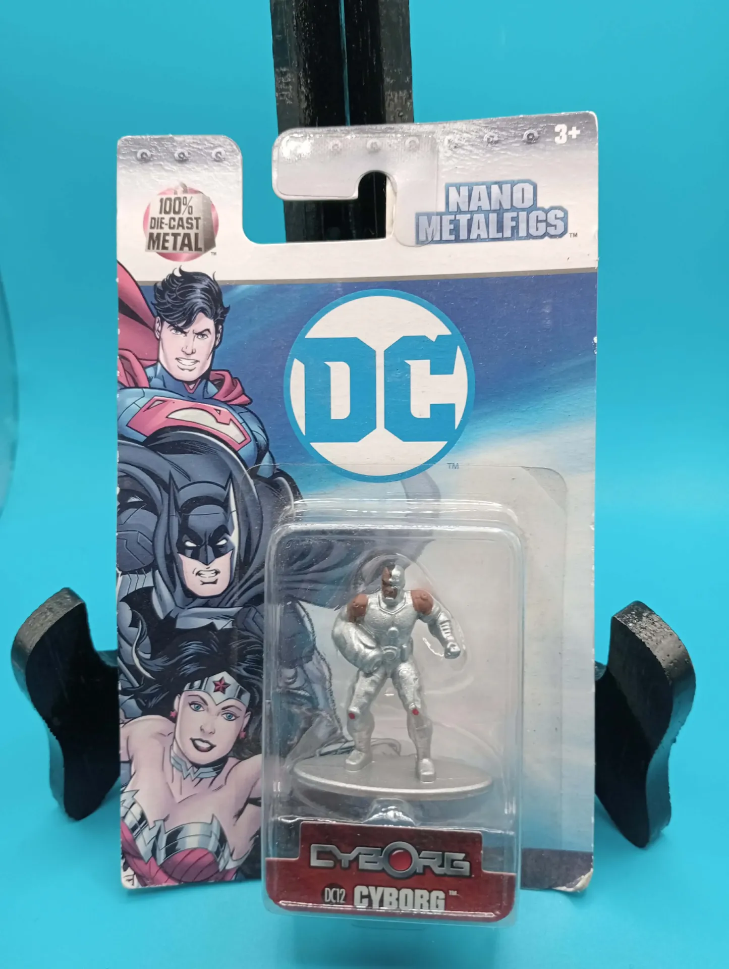 Cyborg DC Comics Nano Metalfigs DC12 – 100% metalen miniatuurfiguur – Jada Toys