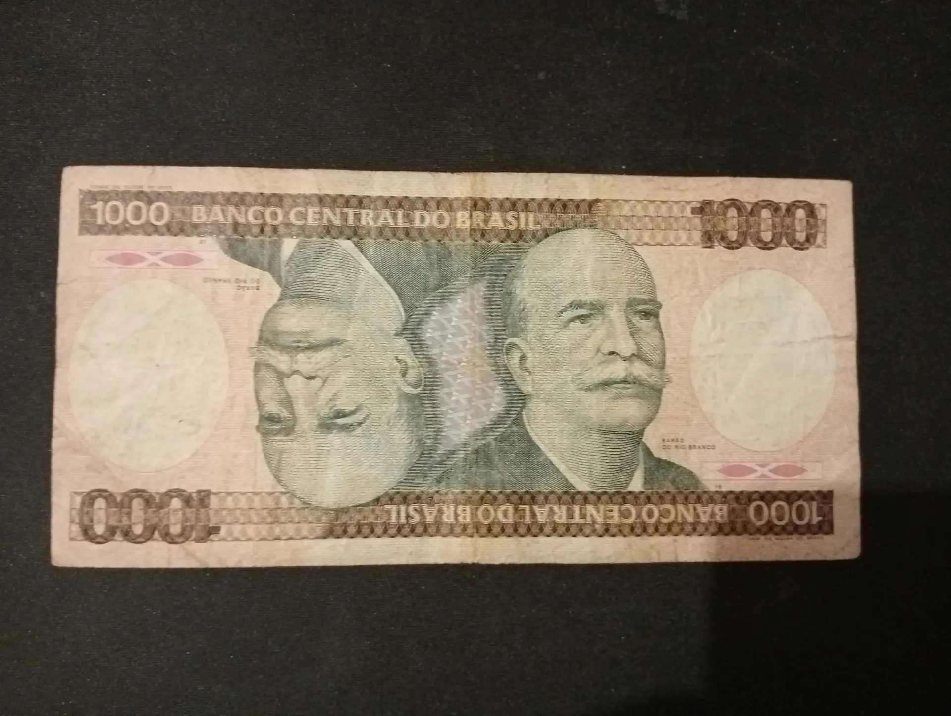 1000 Cruzeiros Banknote Brasilien – Barão & Industrie