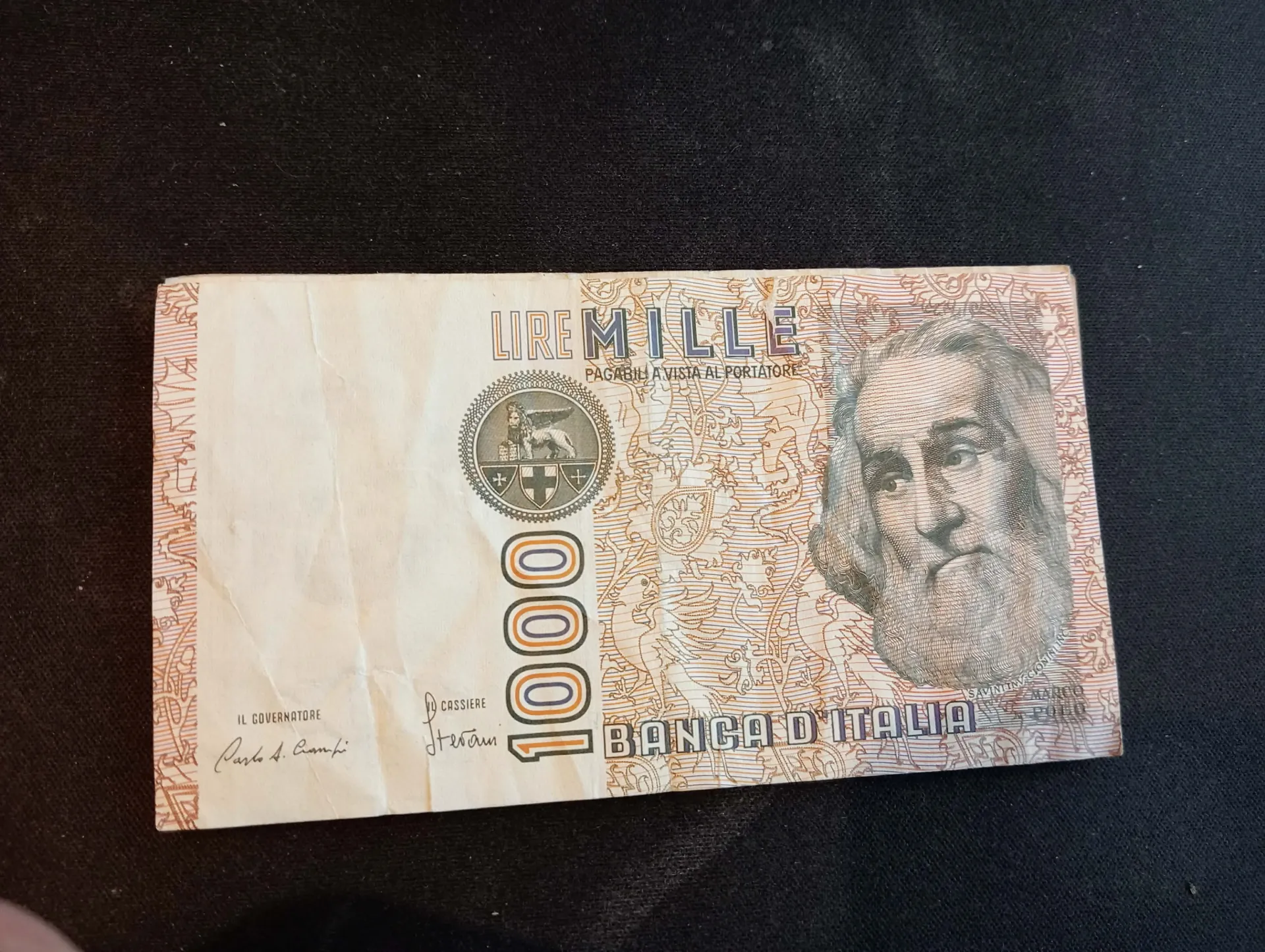 Lot de 4 billets 1000 Lire – Italie – pré-Euro – années 80